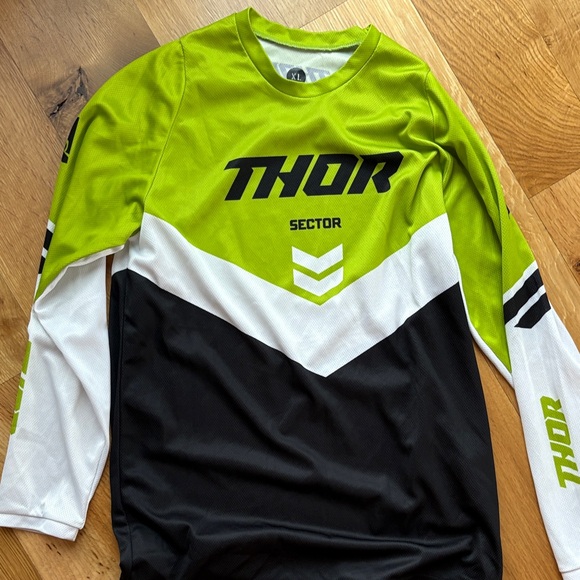 Thor Sector Lime and Black Racing Jersey - Picture 1 of 3